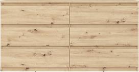 Komoda Forte Chelsea CHLK26-D78, rusva, 42.2 cm x 154 cm x 79.9 cm