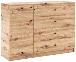 Komoda ADRK Evi I, ąžuolo, 120 cm x 40 cm x 87 cm