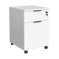 Komoda Kalune Design RKM-311-DD-1, balta, 45 cm x 41 cm x 61 cm