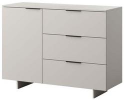Komoda Cama Alma KOM1D3S, smėlio, 120 cm x 41.5 cm x 90 cm