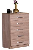Komoda Kalune Design Milas 801CMY3404, ąžuolo, 44 cm x 65 cm x 100 cm