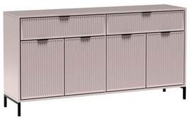 Komoda LINKaSTYLE LS1, rožinė, 165 cm x 40.6 cm x 86.1 cm