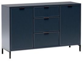 Komoda LS-2, mėlyna, 40.6 cm x 135 cm x 86.5 cm