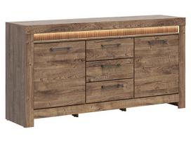 Komoda Torin, ruda, 45 cm x 180 cm x 93 cm