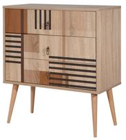 Komoda Kalune Design City Colorblock, įvairių spalvų, 40 cm x 80 cm x 89 cm