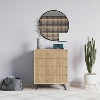 Komoda Kalune Design Suvera 811MDD3434, ąžuolo, 40 cm x 70 cm x 86 cm