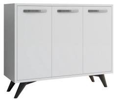 Komoda Kalune Design Piffa 811MDD4142, balta, 35 cm x 100 cm x 82 cm