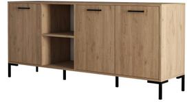 Komoda Kalune Design Aurora 1636, ąžuolo, 45 cm x 180 cm x 80 cm