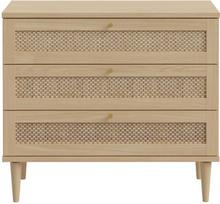 Komoda Forte Calasetta CQSK211-D95D, rusva, 90.4 cm x 41.4 cm x 80.1 cm