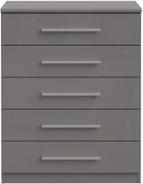 Komoda Forte PRUK212-M971, pilka, 69.9 cm x 41.6 cm x 88.5 cm
