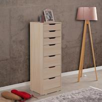 Komoda Kalune Design Flow 801CMY3402, ąžuolo, 40 cm x 44 cm x 130 cm