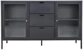 Komoda House Nordic Dalby 3001056, juoda, 40 cm x 140 cm x 85 cm