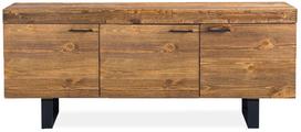 Komoda Home4you Ironbridge 34569, pušies, 47.5 cm x 160 cm x 64 cm