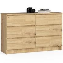 Komoda Akord K120, ąžuolo, 40 cm x 120 cm x 77 cm