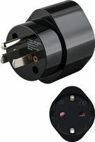 Goobay Netzadapter-Schutzkontaktbuchse US/Japan-Stecker (Typ F, CEE 7/4) > (Typ B, NEMA 5-15, 3-polig)