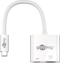 usb to hdmi adapter - Goobay USB-C™-Adapteris HDMI 4k60Hz, PD, baltas - erweitert ein USB-C™ Gerät um einen HDMI™Anschluss - 1 nuotrauka