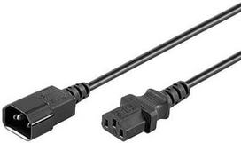 Goobay NK 100 S-300 3m - 3 m - Male connector / Female connector - 250 V - 10 A - Juodas