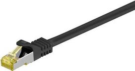 Goobay RJ-45 CAT7 1m - 1 m - Cat7 - S/FTP (S-STP) - RJ-45 - RJ-45 - Juodas