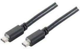usb b c - Goobay USB 3.1-Stecker (Typ C) > USB 3.1-Stecker (Typ C) [1m juodas] - 1 nuotrauka