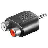 aux i rca - Goobay RCA adapter. AUX jack 3.5 mm male to 2 stereo female 11604 - 1 nuotrauka