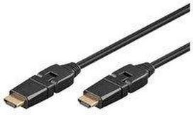 Goobay MicroConnect HDMI v1.4 19 - 19 360ø plugs 3meter rotatable plugs, 51840
