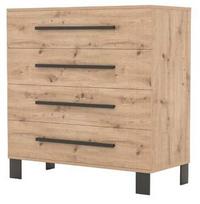 Komoda ADRK Malen CHES-MAL-92-A, ąžuolo, 92 cm x 42 cm x 90 cm