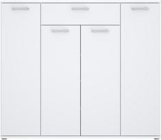 Komoda Forte RPSK341-120, balta, 139.3 cm x 34.1 cm x 120.7 cm