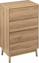 Komoda 5five Simply Smart Abana, rusva, 60 cm x 40 cm x 107.3 cm
