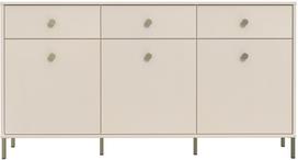 Komoda Forte Salvatrice SVTK231-U60, balta, 42 cm x 168.4 cm x 88.9 cm