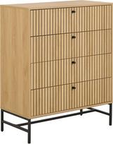 Komoda Albany, ruda, 40 cm x 80.6 cm x 100.1 cm