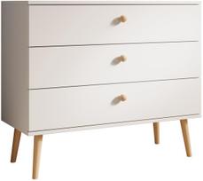 Komoda ADRK Beni, balta, 100 cm x 41 cm x 85 cm