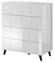 Komoda Reja, balta, 91 cm x 54 cm x 104 cm