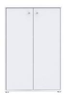 Komoda Forte Tempra 2 T2KK30-120, balta, 35 cm x 74 cm x 111 cm