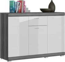 Komoda MC Akcent Scout, balta/pilka, 120 cm x 37 cm x 85 cm