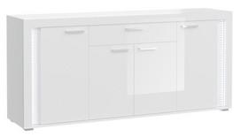 Komoda MC Akcent Skylight, balta, 182 cm x 42 cm x 84 cm