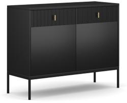 Komoda Maggiore MA02, juoda, 104 cm x 39 cm x 83 cm
