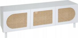 Komoda Atmosphera Cabras, balta/smėlio, 140 cm x 41.7 cm x 50 cm