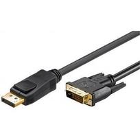 Goobay 51961 DisplayPort/DVI-D adapter cable 1.2, auksinis-plated, 2m