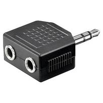 3.5 mm jack - Goobay Headphone AUX adapter; 3.5 mm jack 1-to-2 - 1 nuotrauka