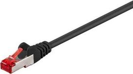 Goobay 2m CAT 6 Patchkabel, S/FTP (PiMF), Juodas