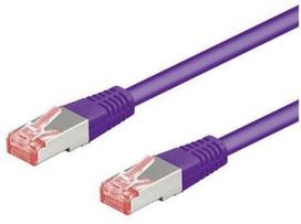 Goobay 3m CAT 6 Patchkabel, S/FTP (PiMF), Violett