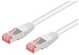 Goobay 7,5m CAT 6 Patchkabel, S/FTP (PiMF), Weiß