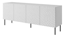 Komoda Cama Meble Hole, balta, 190 cm x 40.5 cm x 74.5 cm