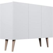 Komoda Kocot Kids Toronto, balta, 120 cm x 39.5 cm x 95.5 cm