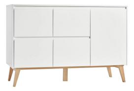 Komoda Pinio Swing, balta, 148.9 cm x 52.5 cm x 92.2 cm