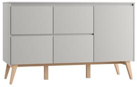 Komoda Pinio Swing, pilka, 148.9 cm x 52.5 cm x 92.2 cm