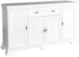 Komoda Gala Meble Kora KK4, balta, 46 cm x 168 cm x 97 cm