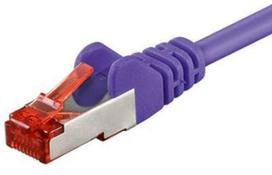Goobay 7,5m CAT 6 Patchkabel, S/FTP (PiMF), Violett
