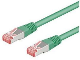 Goobay 1,5m CAT 6 Patchkabel, S/FTP (PiMF), Grün