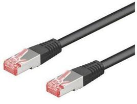 Goobay 7,5m CAT 6 Patchkabel, S/FTP (PiMF), Juodas